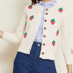 Modcloth Beauty by the Bushel cardigan
